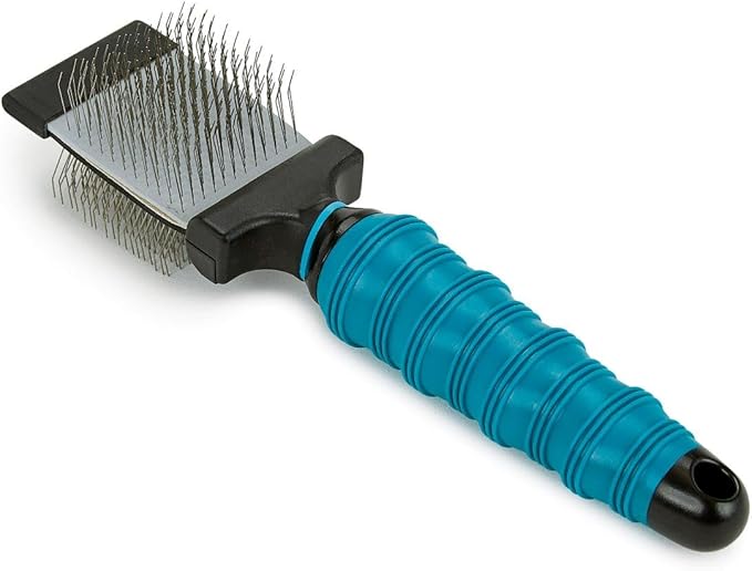 TP7045 12 Master Grooming Tools Double-Sided Flexible Slicker Brush - Small