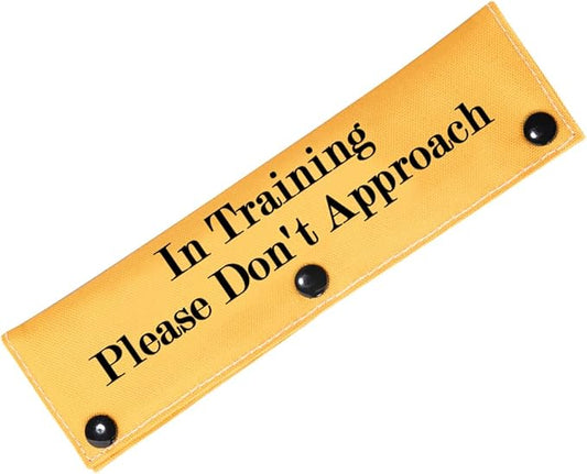 PWHAOO in Training Ignore Dog Leash Sleeve Dot Not Pet Working Merch Sleeve Service Dog Leash Wrap(Please Don't Approach Sleeve)