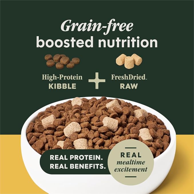 Instinct RawBoost Small Breed, Natural Dry Dog Food with FreshDried Raw, High Protein, Grain-Free Recipe - Real Chicken, 3.5 lb. Bag