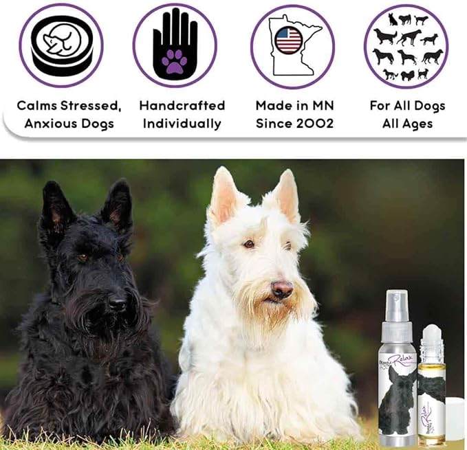 The Blissful Dog Scottish Terrier Relax Dog Aromatherapy, 2.67-Ounce Spray