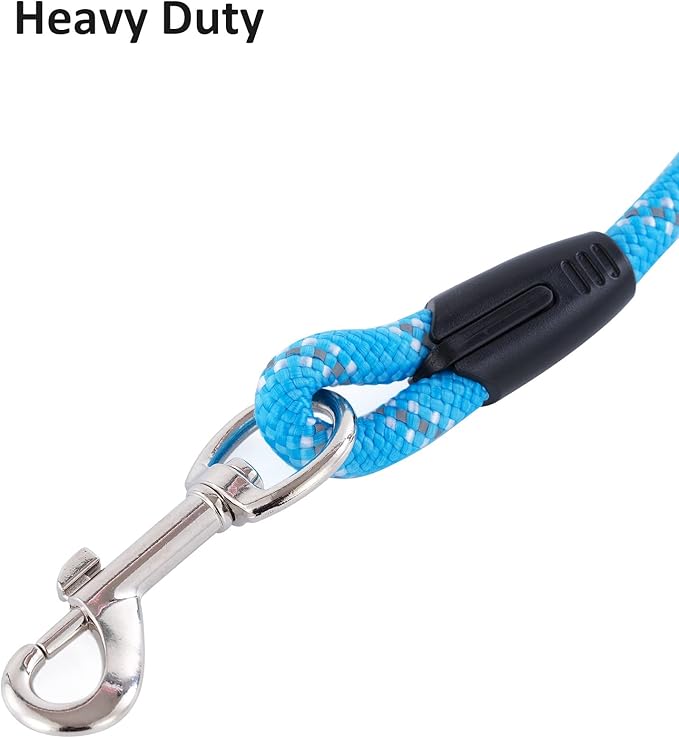 100FT Extra Long Leashes for Dog Training, Reflective Threads Check Cord Recall Training Agility Lead for Large Medium Small Dogs, Dog Tie-Out Cable Great for Playing, Camping, or Backyard