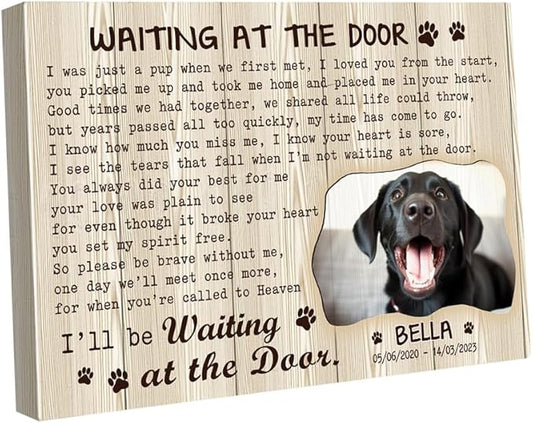 C80712 Funny Dog Memorial Canvas Gifts - Personalized Wall Art, Custom Landscapes, Decor