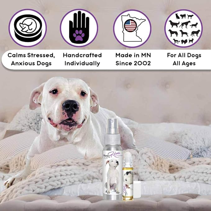 The Blissful Dog Dogo Argentino Relax Dog Aromatherapy Spray for Your Dog's Anxiety