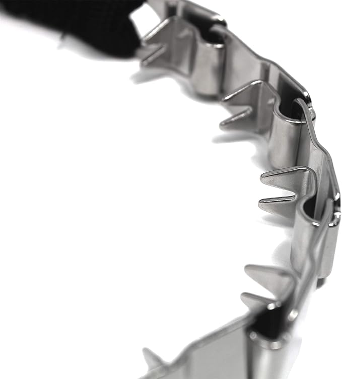 Herm Sprenger Neck Tech Stainless Steel Prong Dog Training Collar with Quick Release Buckle Pet Pinch Collar No-Pull Collar for Dogs Made in Germany 19 inches