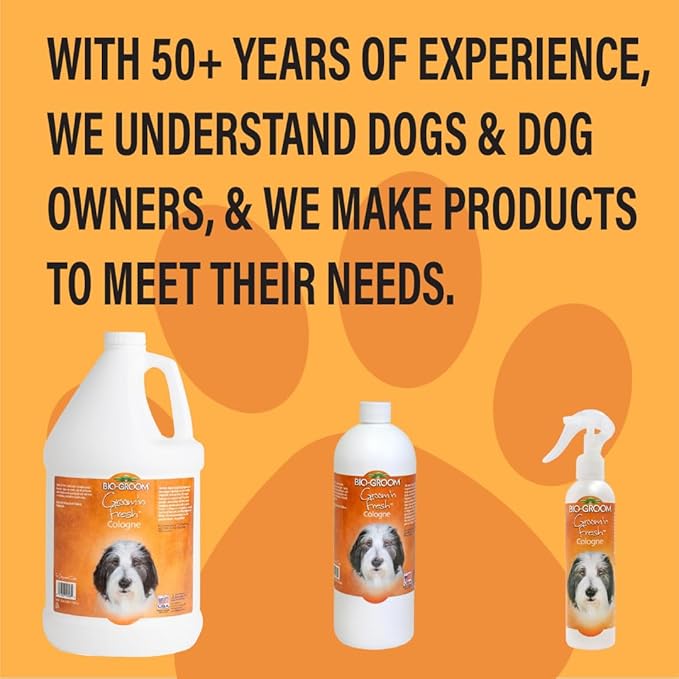 Bio-Groom Groom'n Fresh Dog Cologne - Dog Perfume, Dog Bathing Supplies, Puppy Cologne, Dog Wash, Cat & Dog Grooming Supplies, Cruelty-Free, Made in USA - 32 fl oz 1-Pack