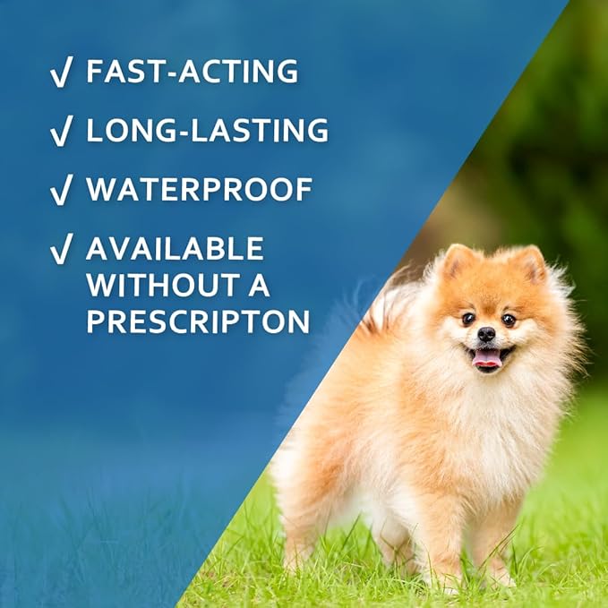 Sentry Fiproguard for Dogs, Flea and Tick Prevention for Dogs (23-44 Pounds), Includes 6 Month Supply of Topical Flea Treatments