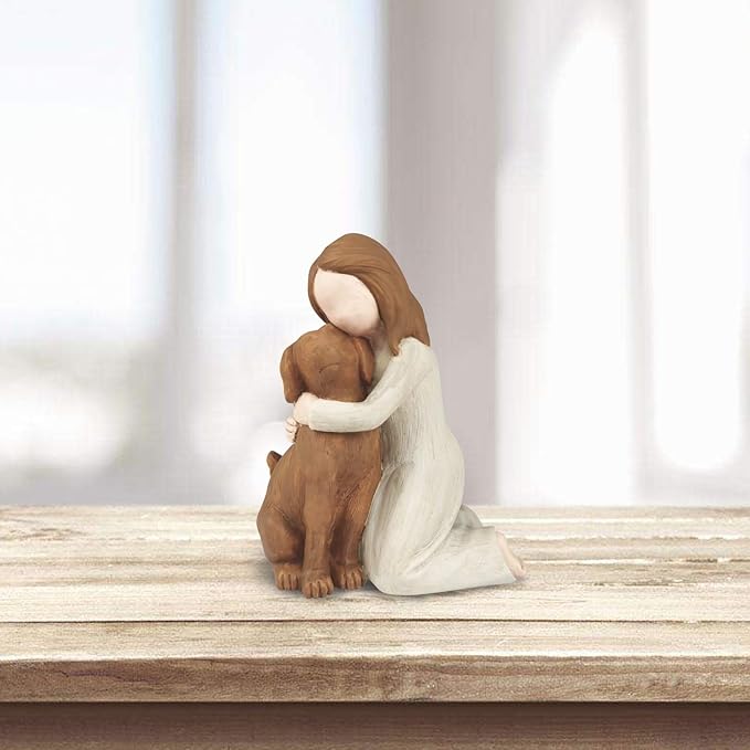 Dog Angel Figurines, Angel Dog Friendship Memorials for Dog Lovers