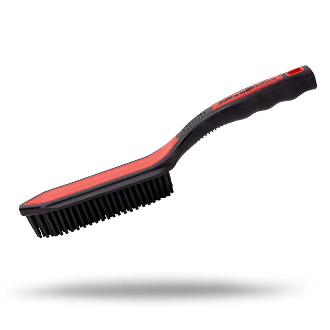 Maxshine Pet Hair & Lint Remover Silicone Brush – Flexible Rubber Bristles for Upholstery Carpets & Auto Interior – Easy-Clean Grip Tool