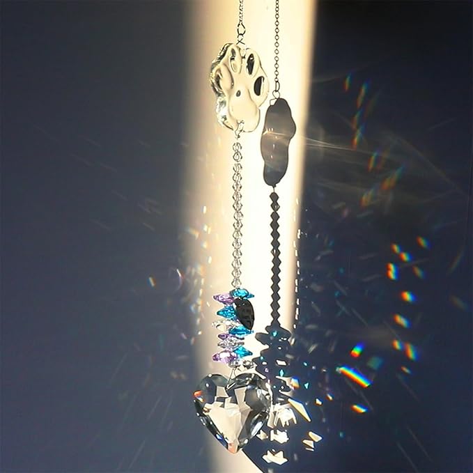 Pet Memorial Suncatcher, Dog Memorial Gifts, Pet Loss, Pet Sympathy, Dogs Cats Passing Away Remembrance Bereavement Gifts
