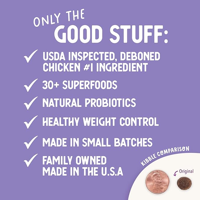 Health Extension Lite Chicken & Brown Rice Dry Dog Food, Low Fat Formula Supports Healthy Weight, with Probiotics & Superfoods for Digestion & Coat Health (15 lb)