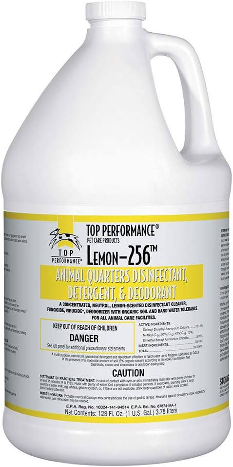 Top Performance 256 Multi-Purpose Concentrated Disinfectant, Detergent, and Deodorant