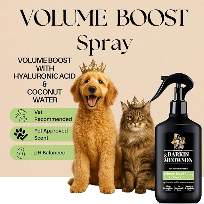 Barkin & Meowson Volume Boost Spray for Dogs & Cats 350ml / 11.83 fl.oz.