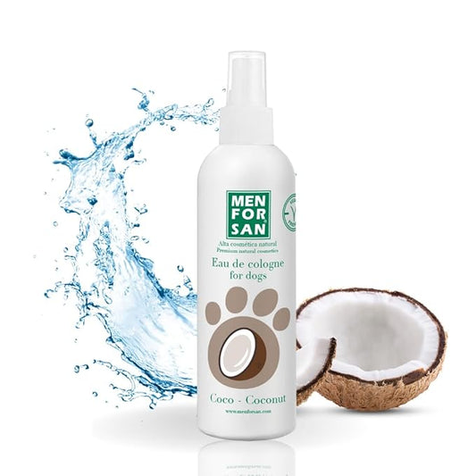 MENFORSAN Eau de Cologne Coconut for dogs 100% Natural, Vegan-Friendly, Alcohol Free