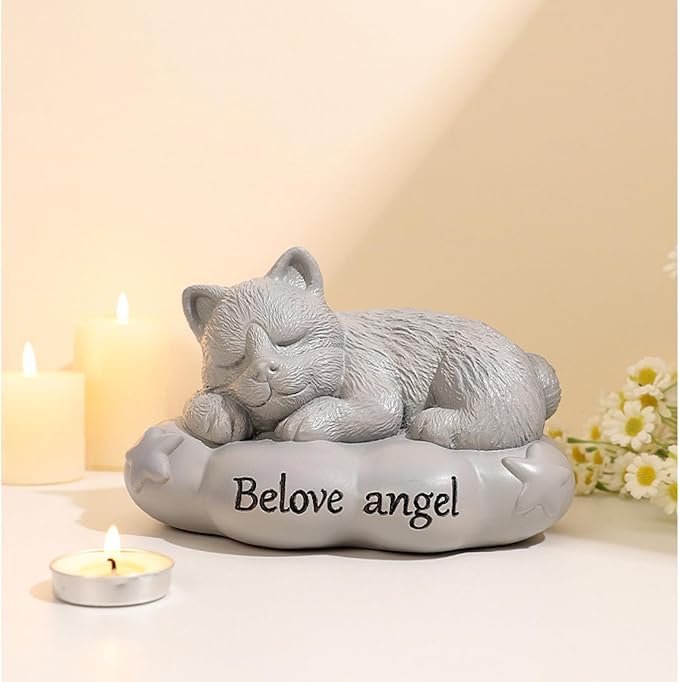 pet Memorial Stones，pet Grave Markers， Grave Marker,pet Headstone，Resin Material, Durable and Environmentally Friendly，for pet Memorial Gifts (Dog)