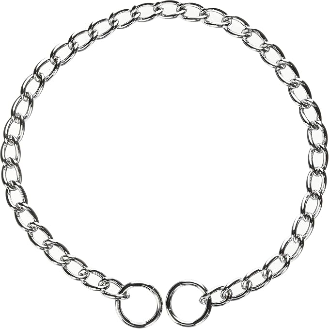 Hamilton Metal Slip Link Choke Chain Dog Collar, Extra Heavy 4.0mm x 26"