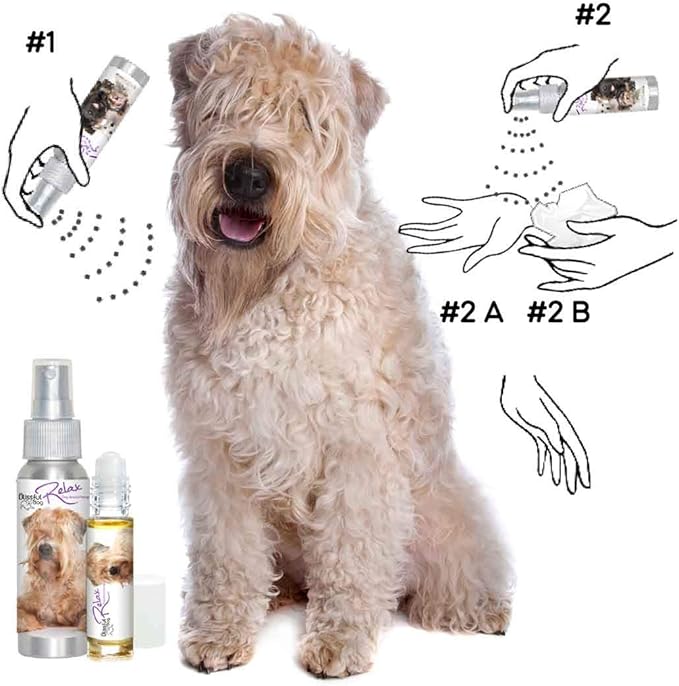 The Blissful Dog Soft Coated Wheaten Terrier Relax Dog Aromatherapy, 2.67-Ounce Spray