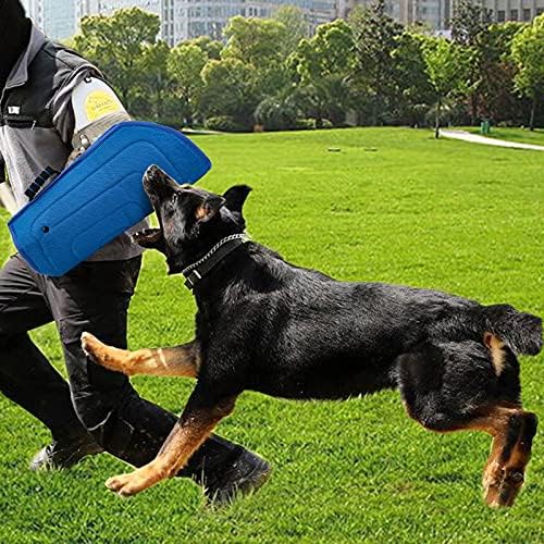 Morezi Dog Bite Sleeve Training Protection, Heavy Duty Nylon Durable, Fit Pit Bull German Shepherd Malinois, Puppy Small Dogs Training Biting Tugging War Toy - Blue