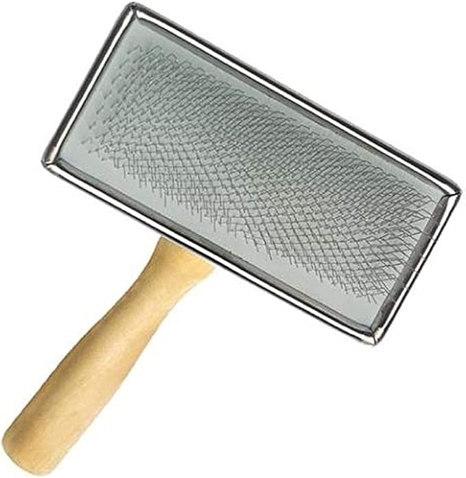 Petface Slicker Brush for Dogs/Cats, Medium,Brown