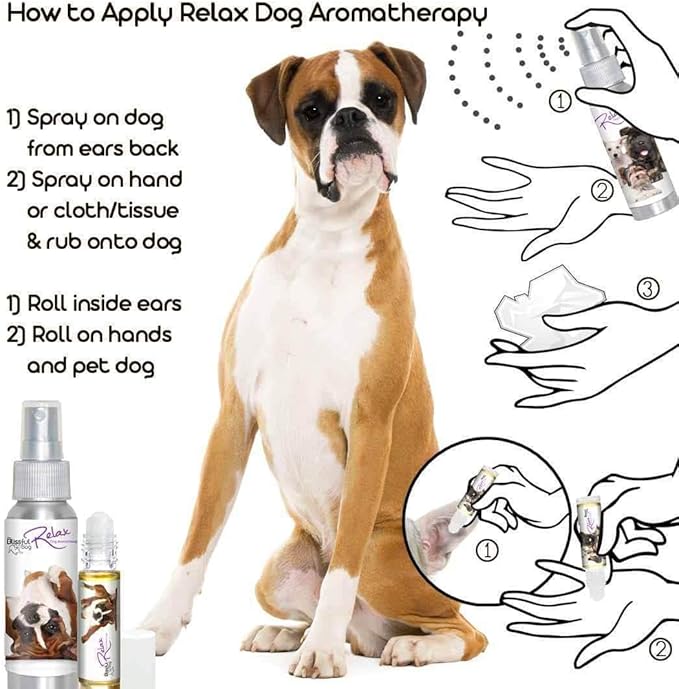 The Blissful Dog Boxer Relax Dog Aromatherapy Spray for Your Dog's Anxiety