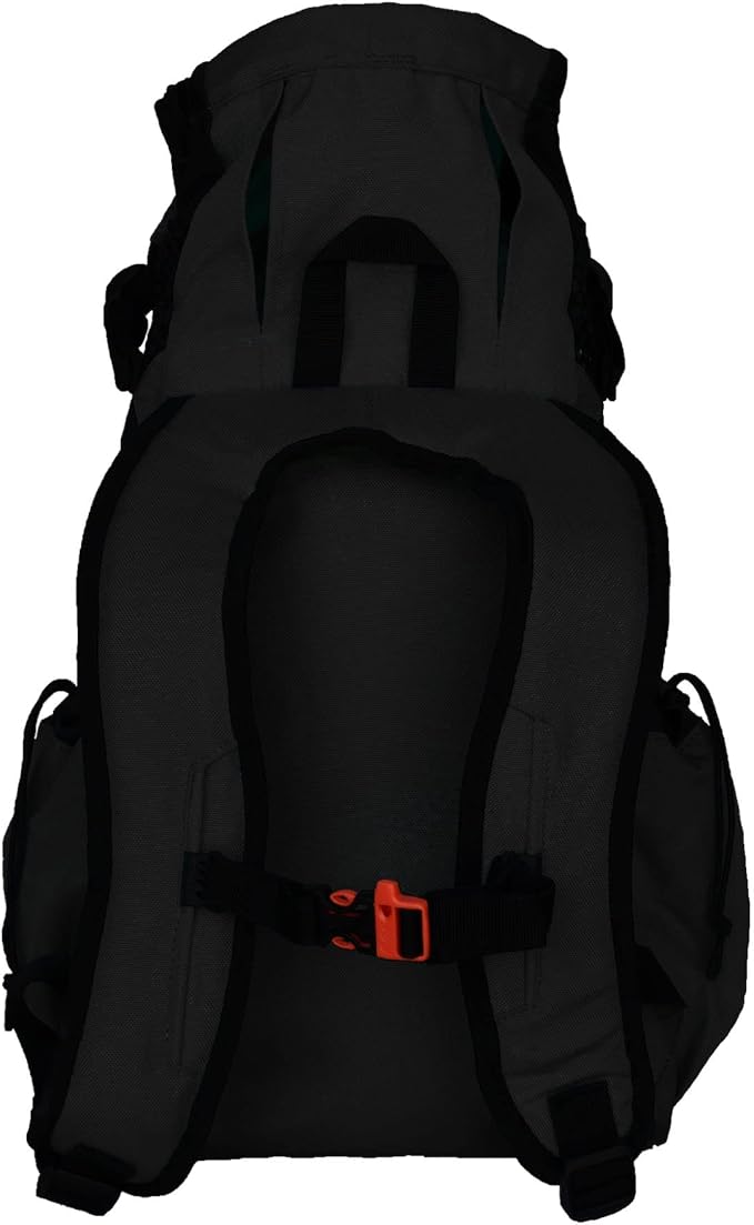 K9 Sport Sack Air 2 - Medium, Jet Black - Ideal for Dogs with 17-19” Back Length - Durable, Breathable Backpack-Style Carrier - Perfect for Walks, Short Hikes & Public Transportation