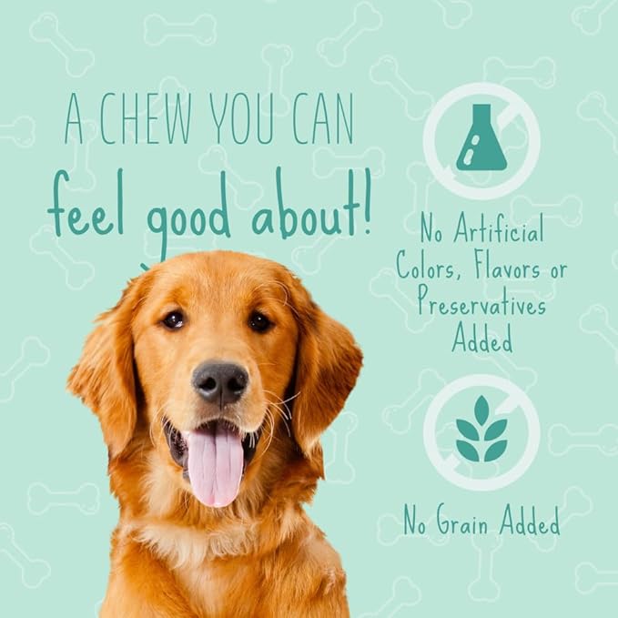 Better Belly Fresh Breath Dental Twist Sticks,Highly Digestible Rawhide for Dogs, 25 Count