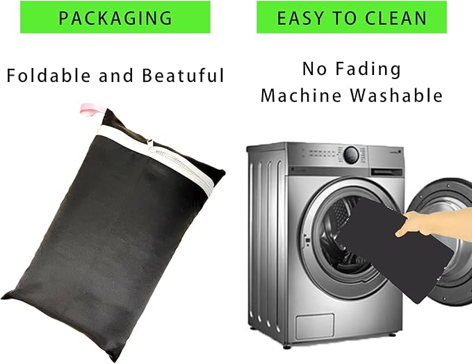 2 Pack Dog Playpen Cover and Bottom Pad Fits for 36 Inch 4 Panels Pet Playpen, Dog Crate Pad Puppy Play Pen Cover, Hoop and Loop Design (Note: Playpen Not Included). PureBlack