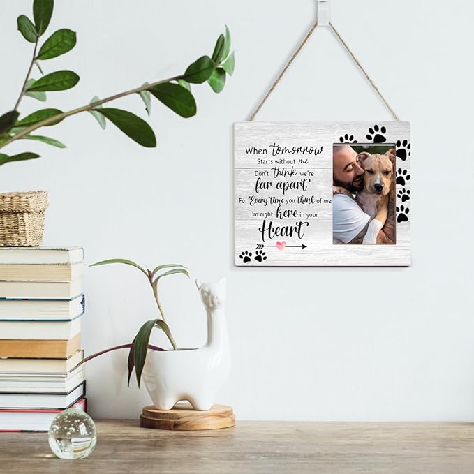 Orchroma Pet Memorial Gifts for Dogs,Loss of Dog Sympathy Gift,Dog Memorial Gifts for Loss of Dogs,Pet Memorial Picture Frame,4 x 6 Inch Photo