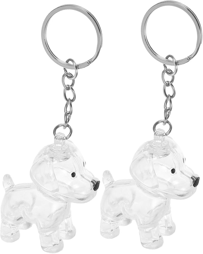TOYANDONA Pet Hair Keepsake Keychain Diy Fur Collector Memorial Gift for Dog Cat Lovers Portable 1.65 Inch Pet Hair Pendant