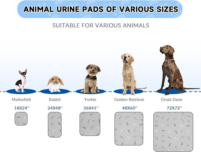 Sunheir Washable Pee Pads for Small Pet 5-Pack, Reusable Pet Training Pads Absorbent & Leak-Free, Waterproof Pee Pads for Dog Cat Rabbit Guinea Pig Hamster, Whelping Pad (Leaves - Deep Grey, 12x12)