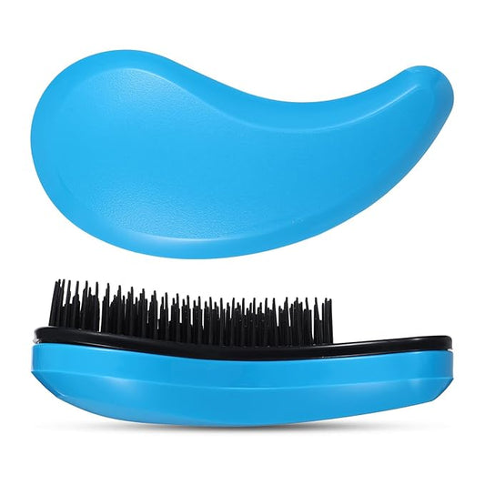 Small Dog Brush Puppy Brush for Small Dogs Portable Puppy Brush Grooming Tool Reduces Shedding & Tangles for Shih Tzu, Yorkie, Teddy, Chihuahua (Blue)