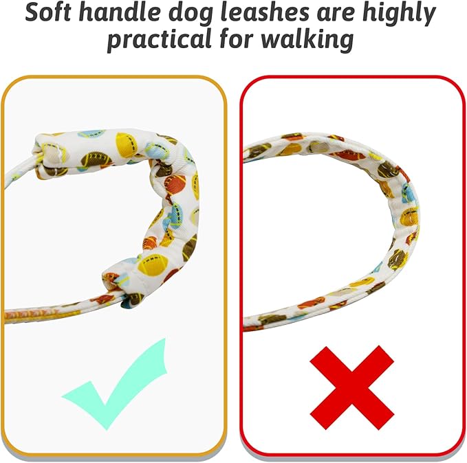 Dog Collar and Leash Set Girls Adjustable Puppy Collars with Floral Bow Tie for Small Medium Large Female Dogs, Rugby, XS