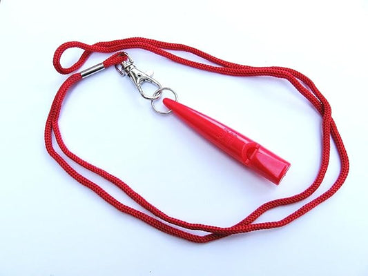 ACME 211.5 Professional Dog Training Whistle with Lanyard. BPA-Free Plastic. 90 dBA. Standardized 5400Hz Frequency for Larger Breeds. Weatherproof. Made in The UK (Carmine Red)