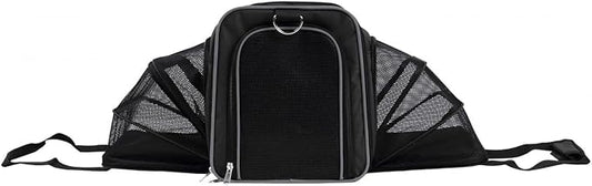 Wouapy Camping Dog Carrier Bag for Adventure, Black