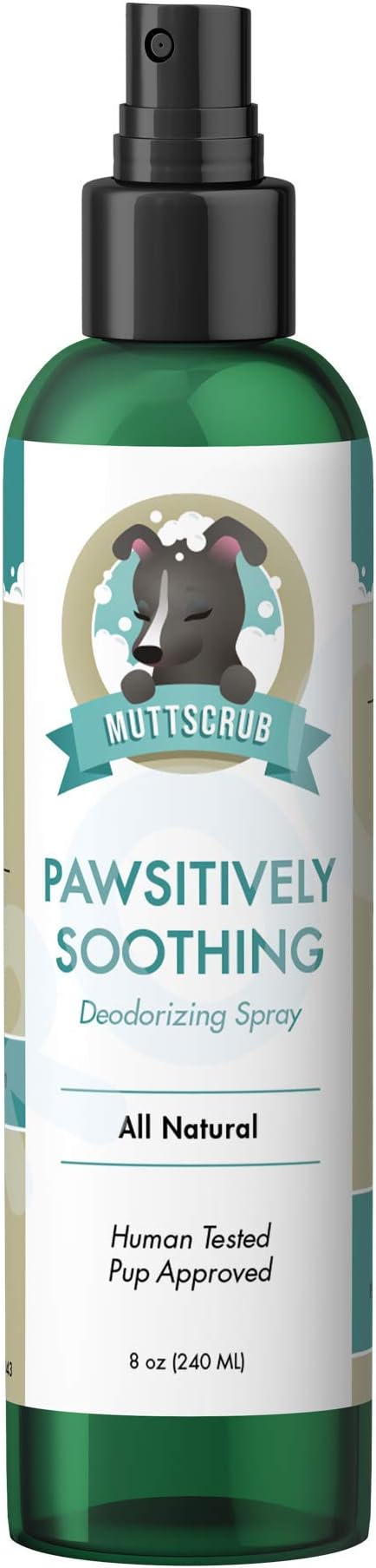 MUTTSCRUB Pawsitively Soothing All Natural Soothing Spray - Deodorizing Dog Spray