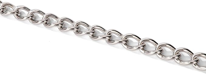 Dog Choke Chain Collar, 304 Stainless Steel Training Martingale Collar,Slip Link Training Heavy Duty Dog Collar for XXS XS Small Medium Large Big XL Breed Dogs 26 in, 4.0 mm