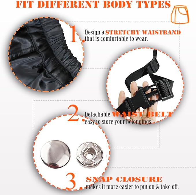 Dog Trainer Vest for Men Women with Big and Deep Pockets, Pet Handler Waist Treat Pouch Apron Design of Functionality for Holding Dog Stug Toy, Training Dummies, Rope (L)