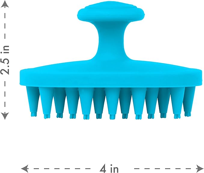Dexas BrushBuster Silicone Gentle Dog Grooming and Massage Brush