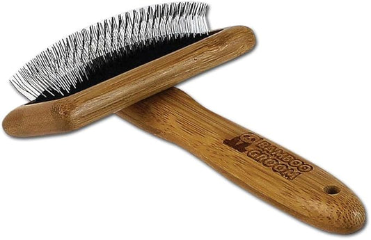 Slicker Brush with Stainless Steel Pins for Pets, Medium