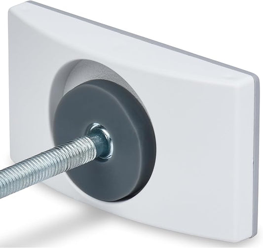 Wall Nanny - Baby Gate Wall Protector (Made in USA) Protects Walls and Doorways from Pet Gates - for Pressure Mounted Indoor Safety Baby Gates - White