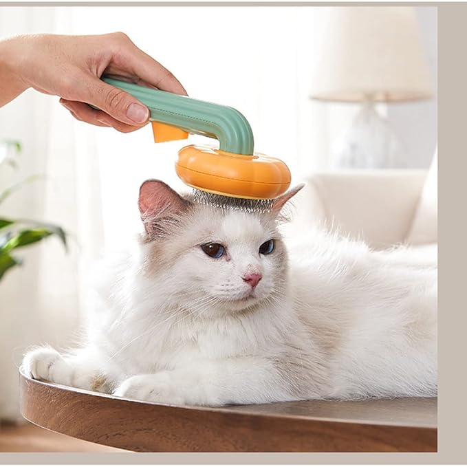 3 PCS Magic Pet Comb, Pet Grooming Brush, Cat and Dog Brush for Shedding, Pet Massage Cleaning Slicker Brushes for Dogs Cats, Shedding Brush for Short or Long Haired Cat Dogs Tangled Hair (White)