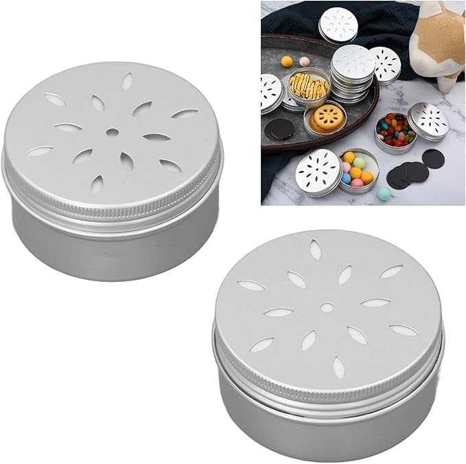 10Pcs Dog Scent Work Tins, Dog Scent Training Box, Dog Nose Work Containers with Soft Magnetic Stickers for Dogs Training Behavior Aids