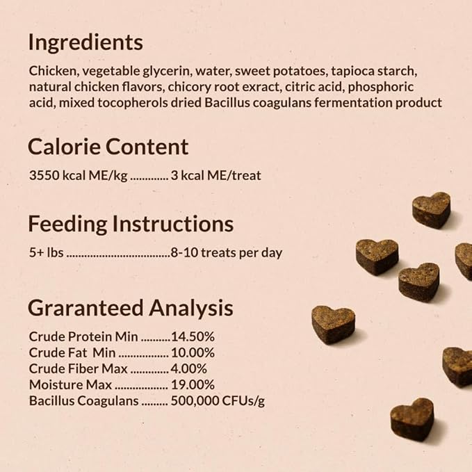 Get Naked Biteables Digestive Health Soft Dog Treats, 6 Oz Bag