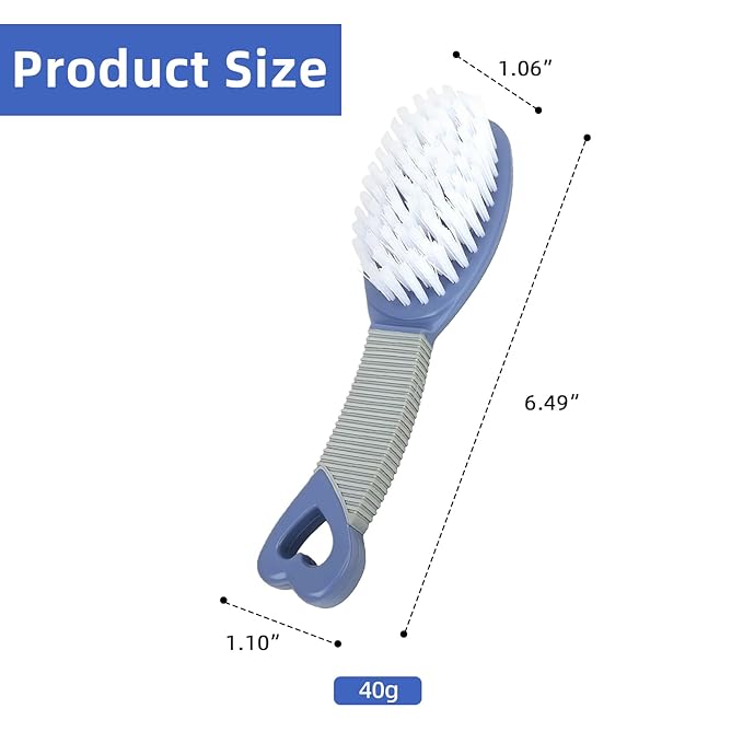 Blue Dog Brush with Handle Pet Grooming Tool for Dogs and Cats Remove Loose Hair Mats Knots Tangles Pet Hair Remover for Clothes Sofa Furniture