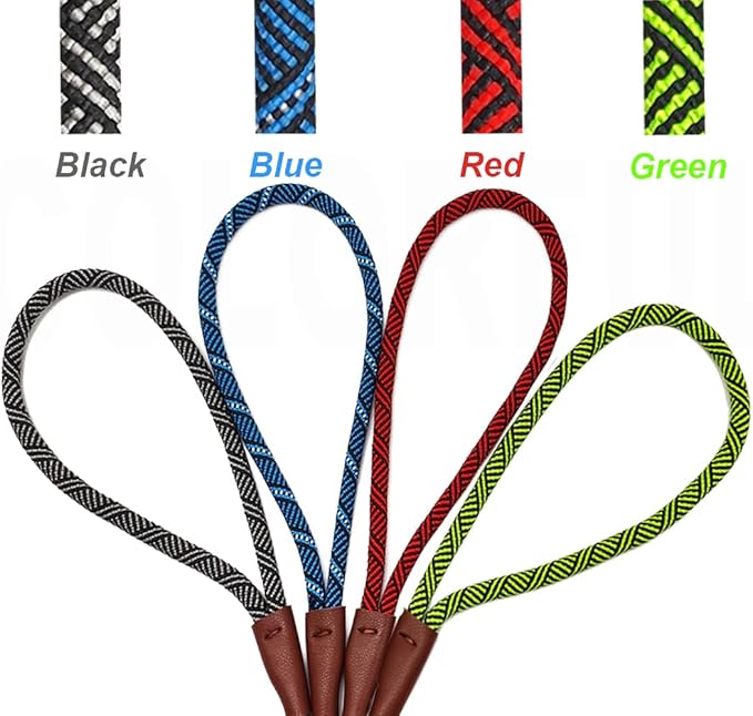 Slip Lead Dog Leash, 1/4" x 5ft No Pull Slip-on Training Leash for Small and Medium Dogs (Blue, 1/4" x 5Ft)