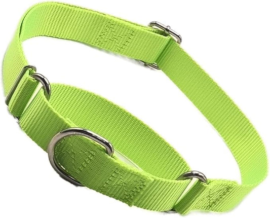 Martingale Collar for Dogs, No Pull Choker Collar for Dogs Heavy Duty No Slip Training Dog Choke Collar for for Small Medium Large Dogs (Green, S)
