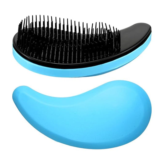 Small Dogs Brush Puppy Hair Brush Soft Pet Massaging Grooming Brushes Gentle Hair Remover for Teddy Yorkies Maltese Shih Tzu Chihuahua Maltipoos Small Breeds Cat Animals Wet or Dry Fur (blue)