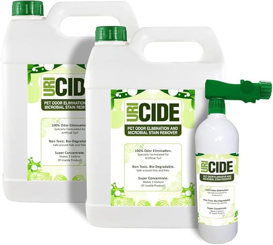 Remove Pet Urine Smells from Artificial Turf! Makes 40 Gallons. Buy 2 and Save