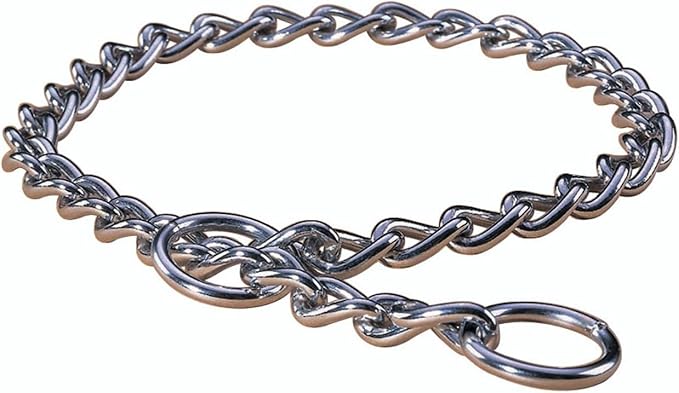 Hamilton Metal Slip Link Choke Chain Dog Collar, Extra Heavy 4.0mm x 30"