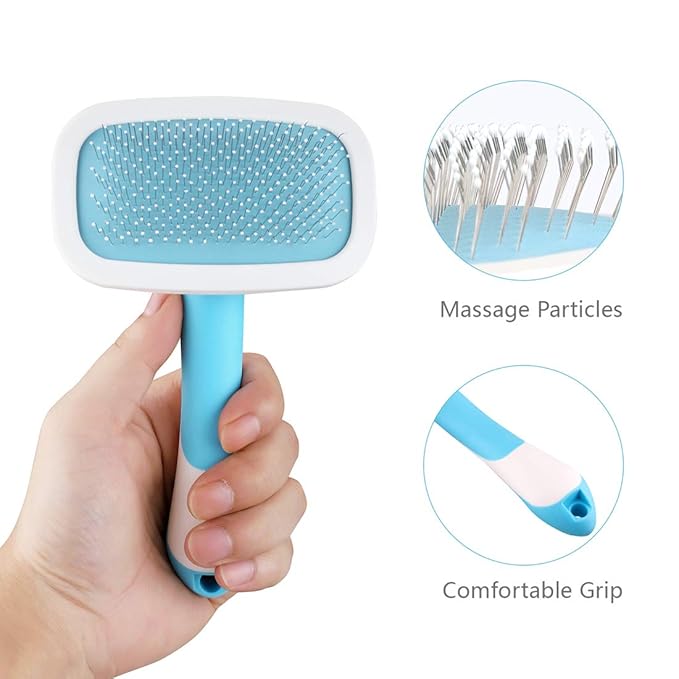 Dog Brush & Cat Brush for Shedding and Grooming,Pet Slicker Combs for Dog & Cat with Long or Short Hair