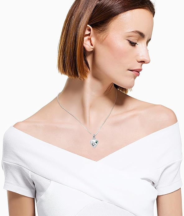 memorial jewelry Your Wings were Ready, But My Heart was Not Stainless Steel Carved Locket Cremation Urn Necklace for Pet Dog Cats